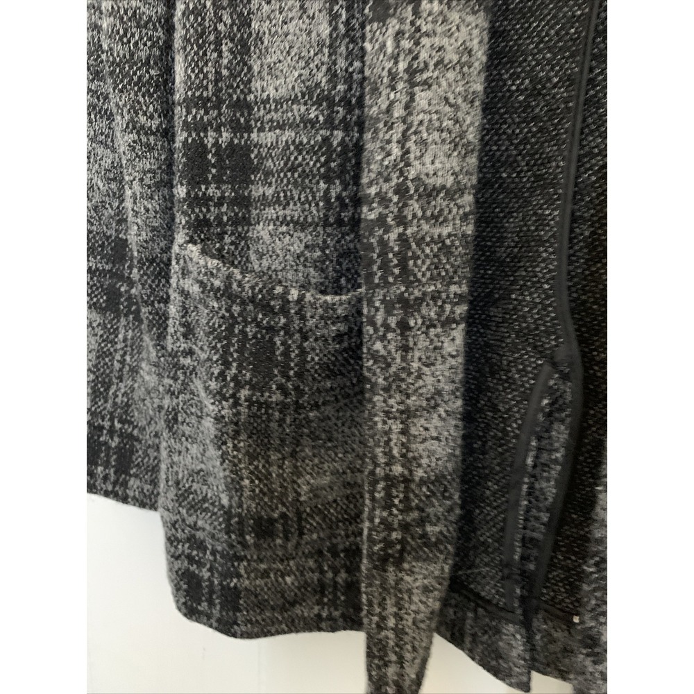 LC Lauren Cardigan Women's‎ Small Conrad Black Striped Long Sleeve Knit Sweater - Picture 4 of 10